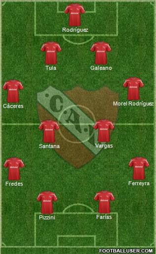 Independiente Formation 2012