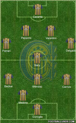 Rosario Central Formation 2012