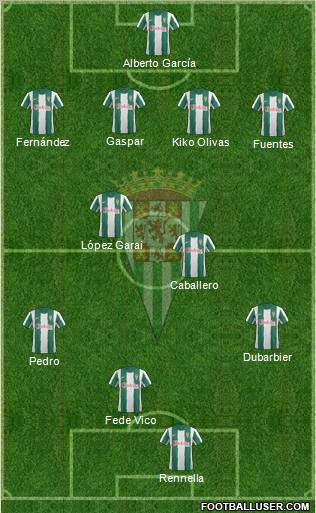 Córdoba C.F., S.A.D. Formation 2012
