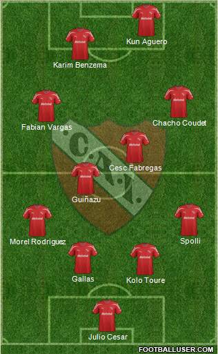 Independiente Formation 2012