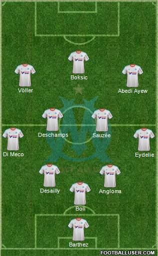 Olympique de Marseille Formation 2012