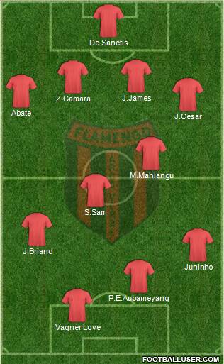 Flamengo EC de Arcoverde Formation 2012