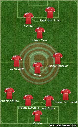 Fortuna Düsseldorf Formation 2012