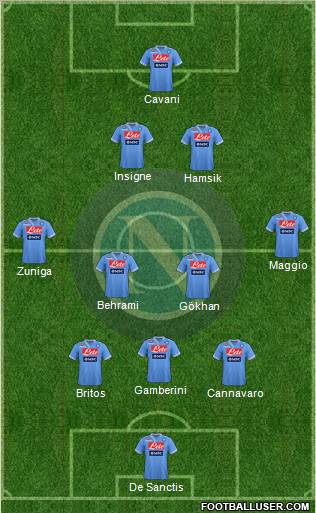 Napoli Formation 2012