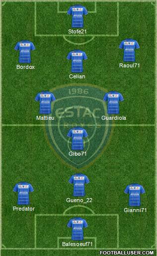 Esperance Sportive Troyes Aube Champagne Formation 2012