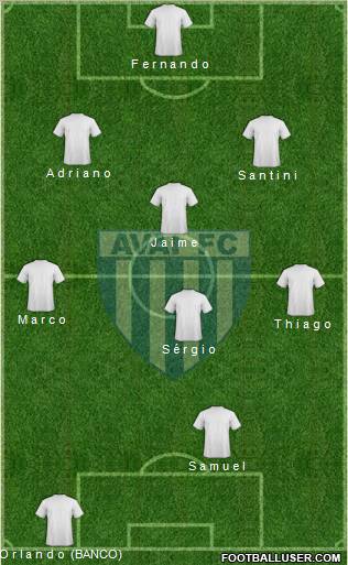 Avaí FC Formation 2012