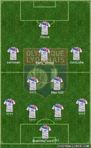 Olympique Lyonnais Formation 2012