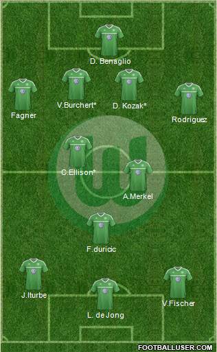 VfL Wolfsburg Formation 2012