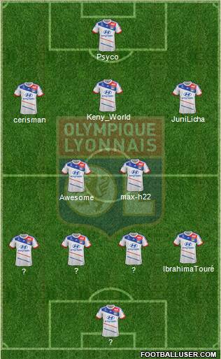 Olympique Lyonnais Formation 2012