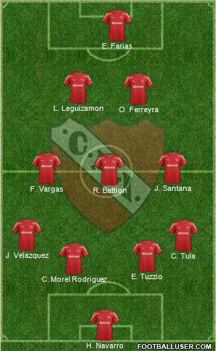 Independiente Formation 2012