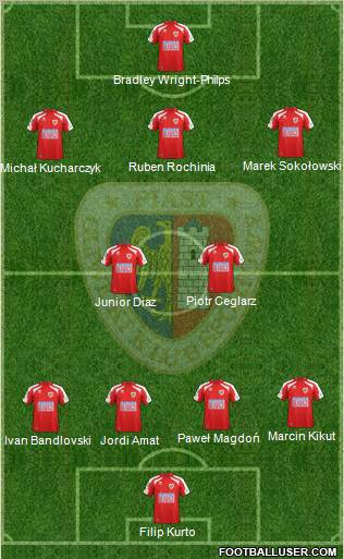 Piast Gliwice Formation 2012