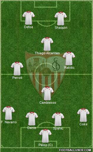 Sevilla F.C., S.A.D. Formation 2012