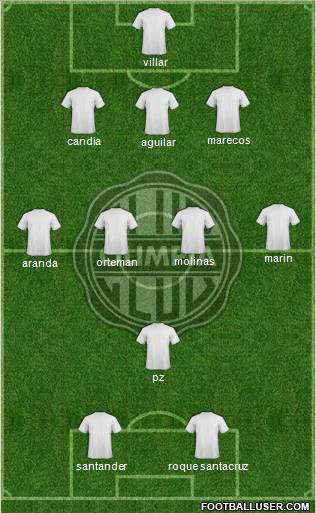 C Olimpia Formation 2012