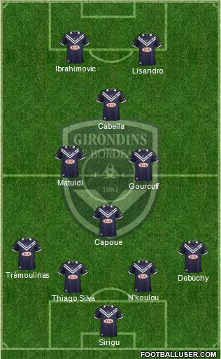 FC Girondins de Bordeaux Formation 2012