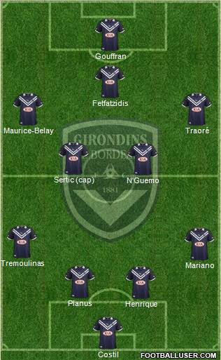 FC Girondins de Bordeaux Formation 2012