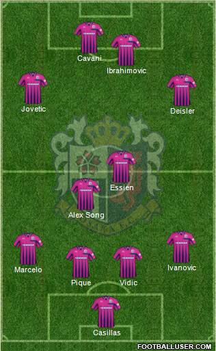 Cerezo Osaka football formation