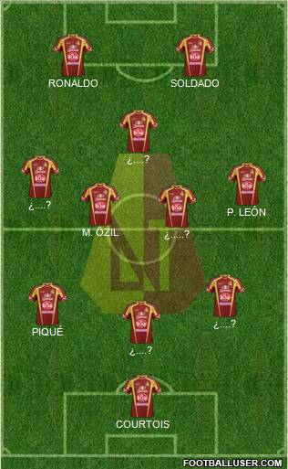 CC Deportes Tolima Formation 2012