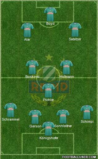SK Rapid Wien Formation 2012