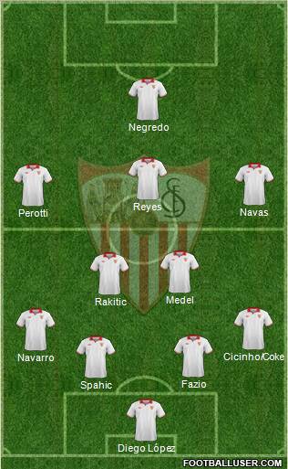 Sevilla F.C., S.A.D. Formation 2012