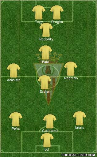 Algeciras C.F. football formation