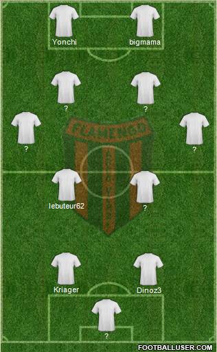 Flamengo EC de Arcoverde Formation 2012