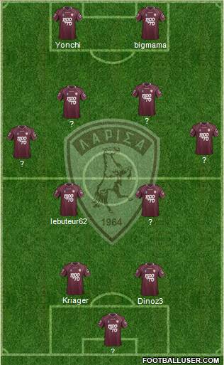 AE Larisa 1964 Formation 2012