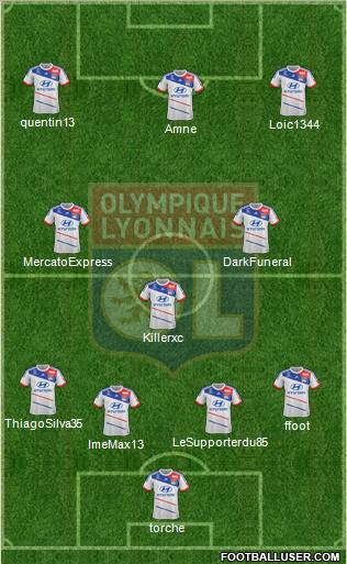 Olympique Lyonnais Formation 2012
