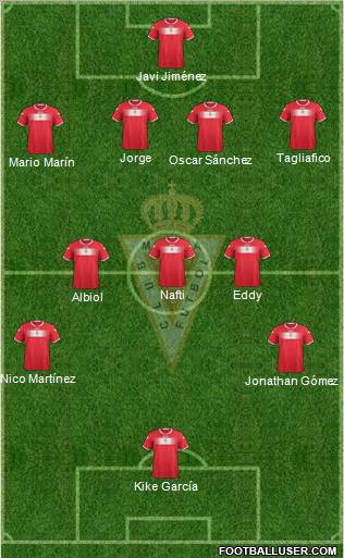 Real Murcia C.F., S.A.D. Formation 2012