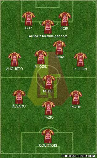 CC Deportes Tolima Formation 2012