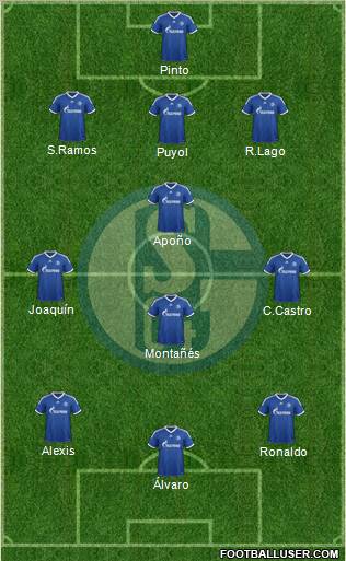 FC Schalke 04 Formation 2012