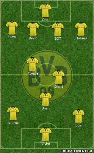Borussia Dortmund Formation 2012