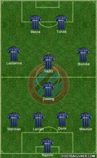 Club Brugge KV Formation 2012