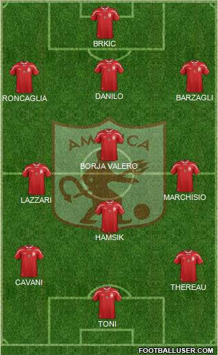 CD América de Cali Formation 2012