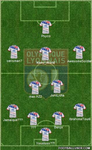 Olympique Lyonnais Formation 2012