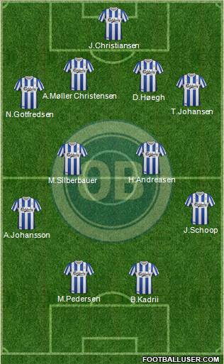 Odense Boldklub Formation 2012