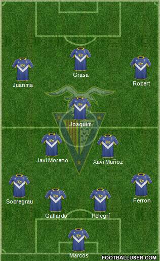 C.F. Badalona Formation 2012