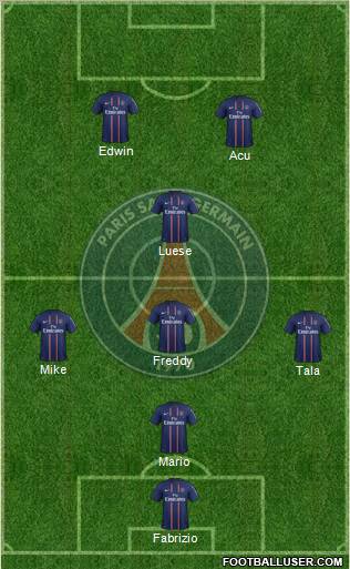 Paris Saint-Germain Formation 2012