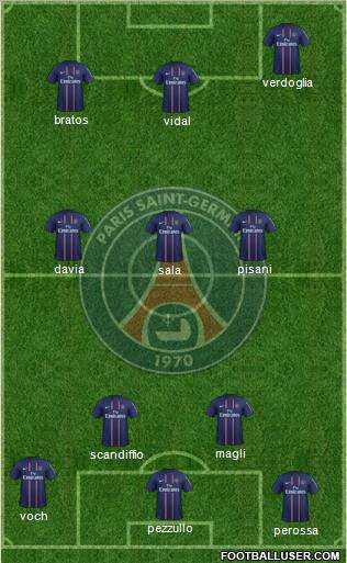 Paris Saint-Germain Formation 2012