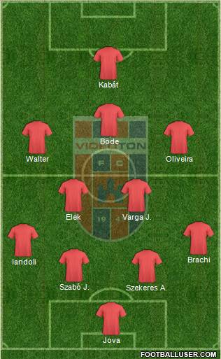 FC Fehérvár Formation 2012