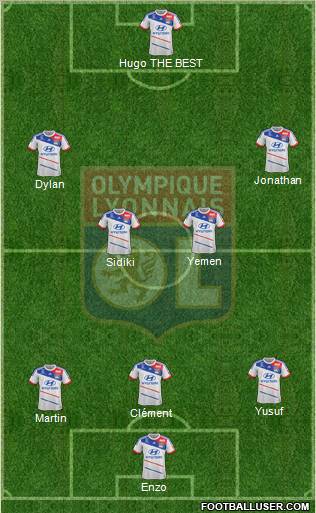Olympique Lyonnais Formation 2012