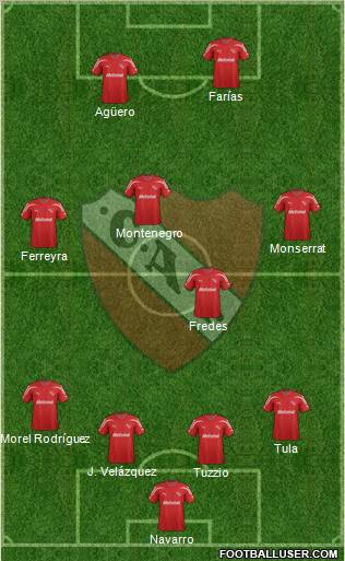 Independiente Formation 2012