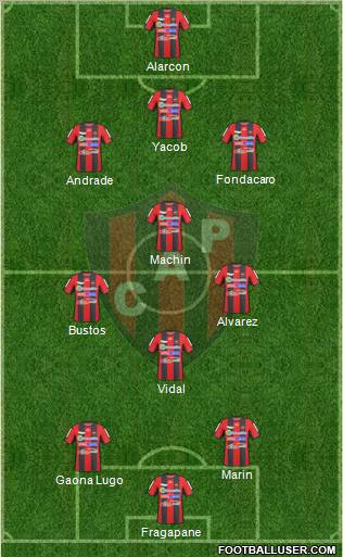 Patronato de Paraná football formation