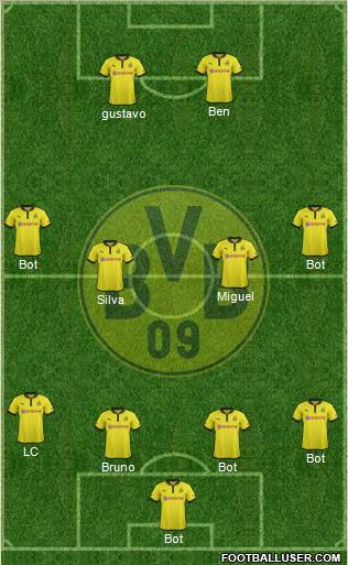 Borussia Dortmund Formation 2012