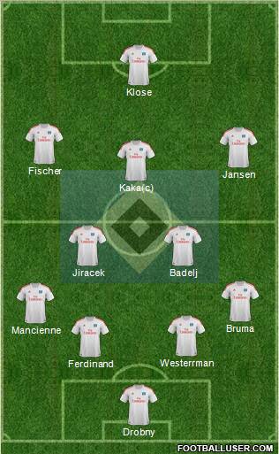 Hamburger SV Formation 2012
