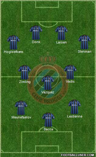 Club Brugge KV Formation 2012