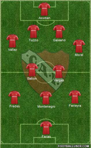 Independiente Formation 2012