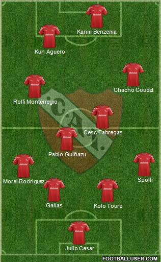 Independiente Formation 2012