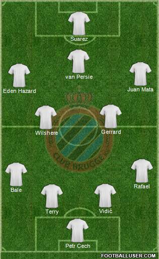 Club Brugge KV Formation 2012