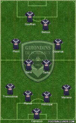 FC Girondins de Bordeaux Formation 2012
