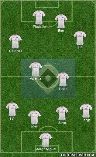 Hamburger SV Formation 2012